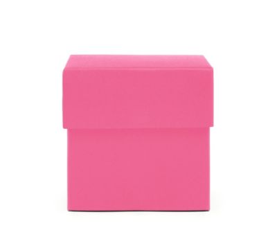 Square Favor Boxes - Fuchsia