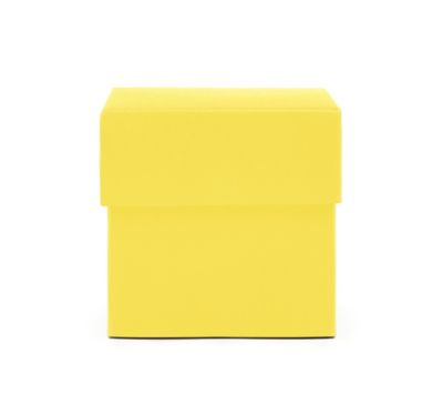 Square Favor Boxes - Yellow