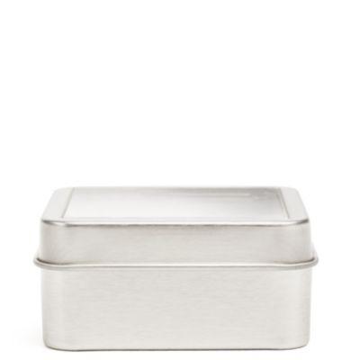 Square Clear Top Favor Tin