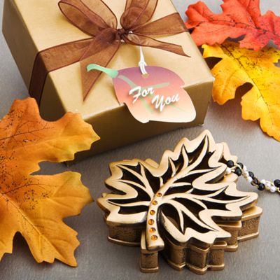 Autumn Leaf Mini Box Favor