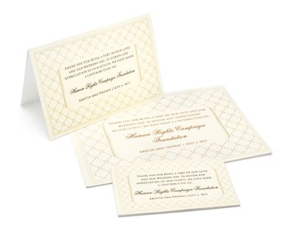 Charity Wedding Favors - Diamond (Ivory)