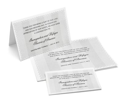 Charity Wedding Favors - Eyelet (Gray)