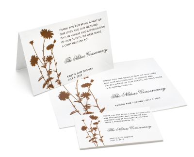 Charity Wedding Favors - Foliage (Chocolate)