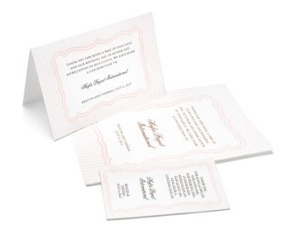 Charity Wedding Favors - Stripe (Pink)