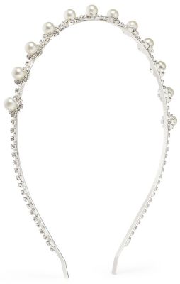 Pearl and Rhinestone Rosette Headband