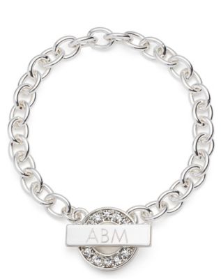 Rhinestone Toggle Bracelet