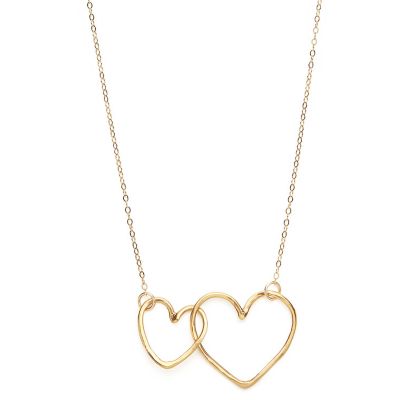 Double Heart Necklace 