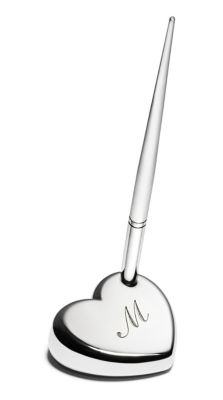 Personalized Heart Pen & Holder