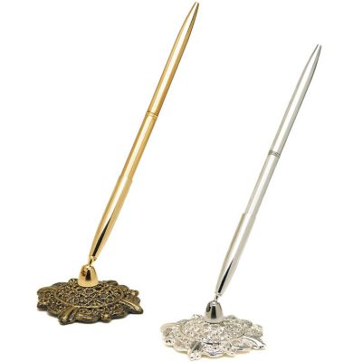 Antique Filigree Base Pen Set