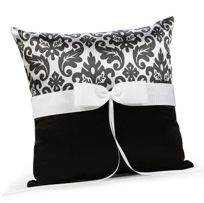 Enchanted Evening Ring Pillow - Black