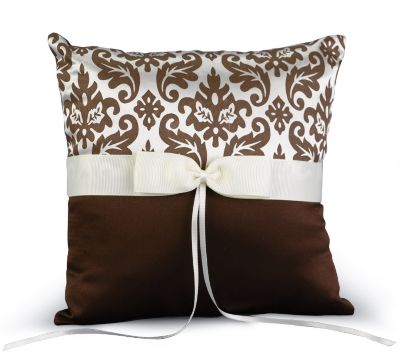 Enchanted Evening Ring Pillow - Mocha