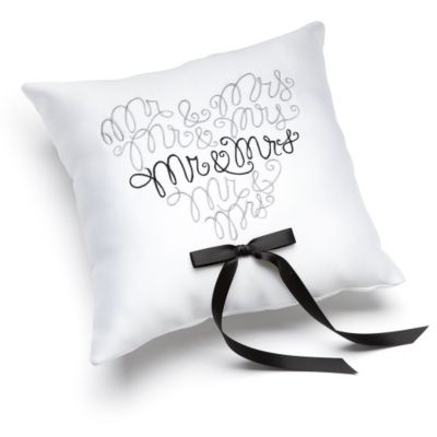 Mr. & Mrs. Ring Pillow