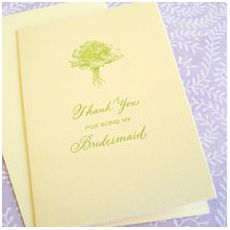 Thank You For Being My Bridesmaid Card