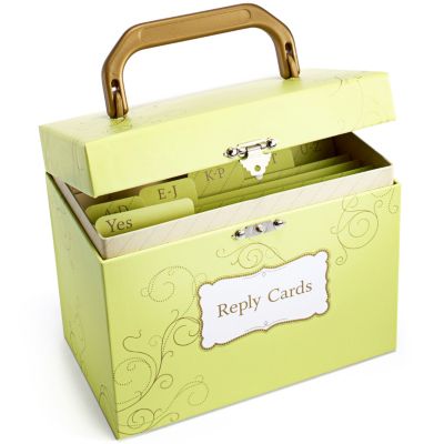 The Knot Reply Card Organizer - Swirl