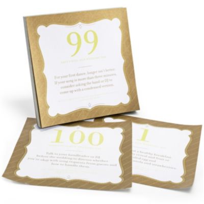 The Knot 100 Day Countdown Desk Calendar - Swirl
