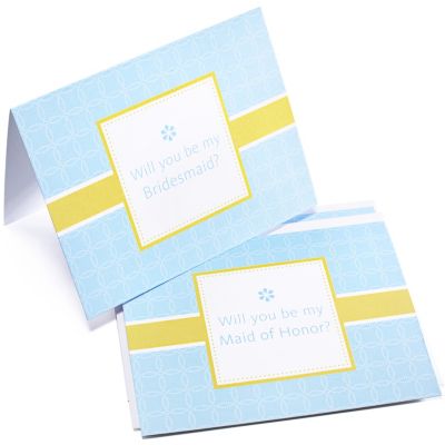 The Knot Will You Be Bridesmaid Cards - Blue Dot
