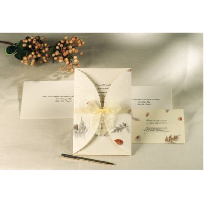 Pressed Floral Invitation Kit