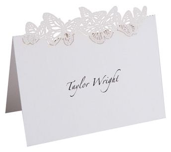 Butterflies Place Card