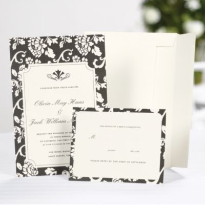 Floral Framed Invitation Kit