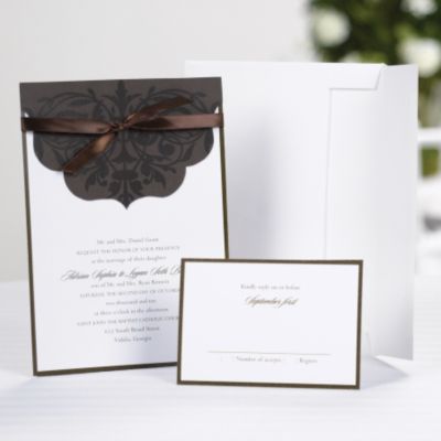 Scalloped Top Wrap Invitation Kit
