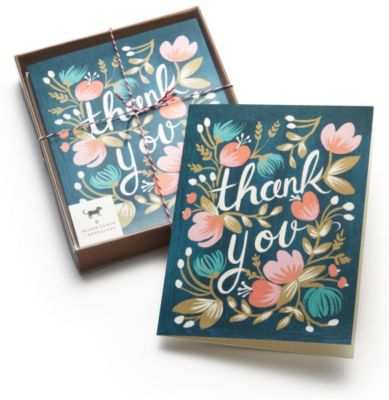 Midnight Garden Thank You Cards