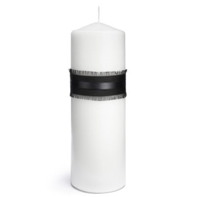 The Knot Colored Silk Unity Candle - Black