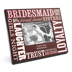 personalized bridesmaid frame