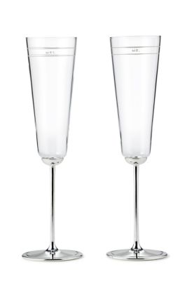 kate spade new york darling point champagne flutes