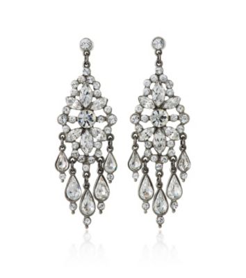 Teardrop Crystal Chandelier Earring